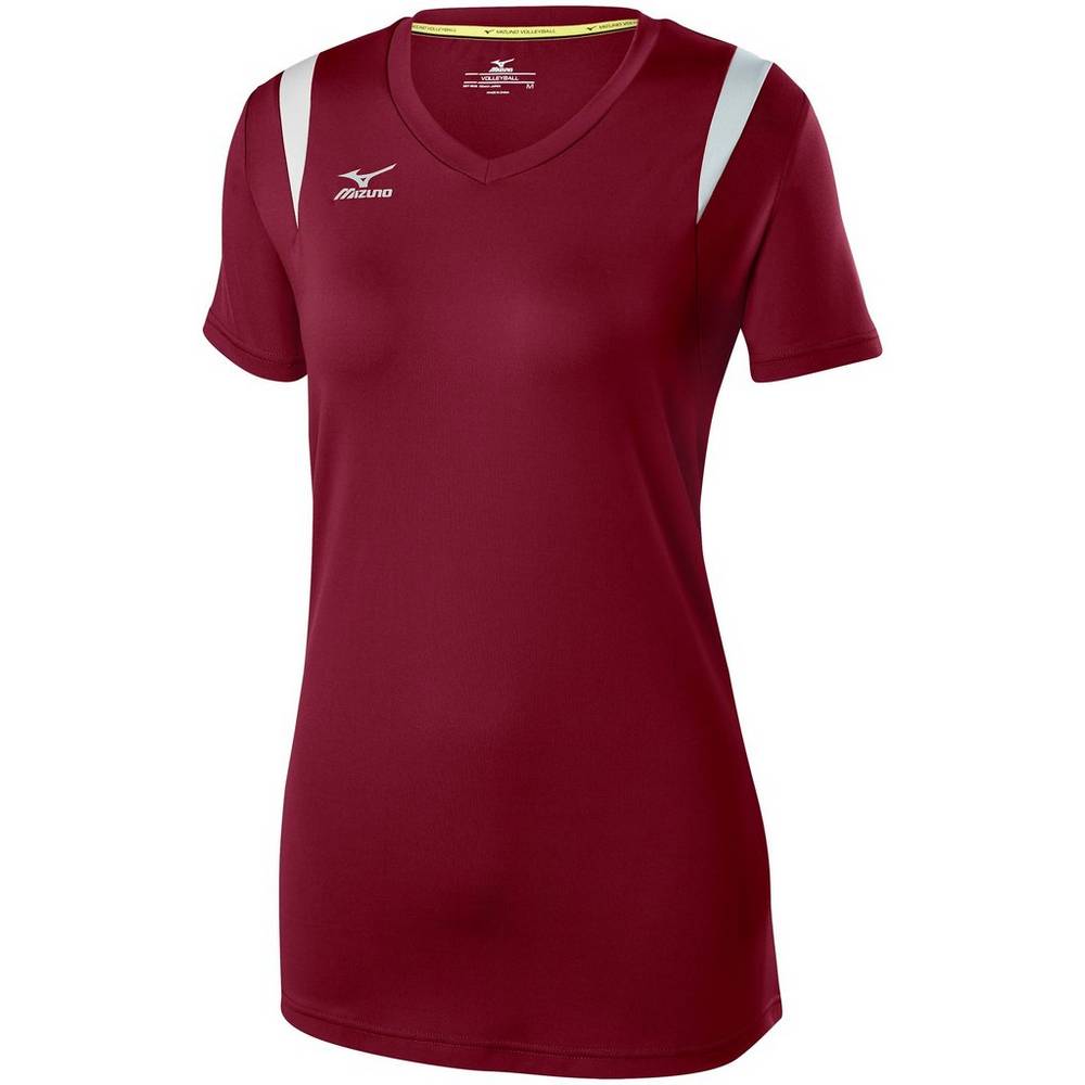 Mizuno Balboa 5.0 Long Sleeve Női Mezek Bordó/Titán JMX256984